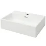 Lavabo con orificio para grifo cerámica blanco 51,5x38,5x15 cm de vidaXL, Lavabos - Ref: Foro24-142346, Precio: 87,76 €, Desc...