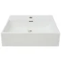 Lavabo con orificio para grifo cerámica blanco 51,5x38,5x15 cm de vidaXL, Lavabos - Ref: Foro24-142346, Precio: 87,76 €, Desc...
