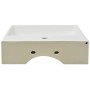 Weißes Keramikwaschbecken mit Hahnloch 51,5x38,5x15 cm von vidaXL, Sinkt - Ref: Foro24-142346, Preis: 109,21 €, Rabatt: %