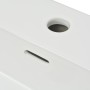 Weißes Keramikwaschbecken mit Hahnloch 51,5x38,5x15 cm von vidaXL, Sinkt - Ref: Foro24-142346, Preis: 109,21 €, Rabatt: %
