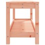 Banco de jardín de madera maciza de abeto Douglas 108x35x45 cm