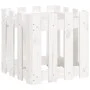 Fence design planter solid white pine wood 40x40x40 cm by , Pots and planters - Ref: Foro24-832448, Price: 25,00 €, Discount: %
