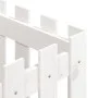 Fence design planter solid white pine wood 40x40x40 cm by , Pots and planters - Ref: Foro24-832448, Price: 25,00 €, Discount: %