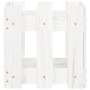 Pflanzzaun-Design aus massivem weißem Kiefernholz, 30 x 30 x 30 cm von , Töpfe und Pflanzgefäße - Ref: Foro24-832443, Preis: ...