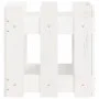 Pflanzzaun-Design aus massivem weißem Kiefernholz, 30 x 30 x 30 cm von , Töpfe und Pflanzgefäße - Ref: Foro24-832443, Preis: ...