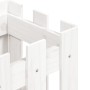 Pflanzzaun-Design aus massivem weißem Kiefernholz, 30 x 30 x 30 cm von , Töpfe und Pflanzgefäße - Ref: Foro24-832443, Preis: ...