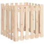 Pflanzgefäß mit Zaundesign aus massivem Kiefernholz 60x60x60 cm von , Töpfe und Pflanzgefäße - Ref: Foro24-832457, Preis: 33,...
