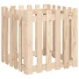 Planter with fence design solid pine wood 60x60x60 cm by , Pots and planters - Ref: Foro24-832457, Price: 33,47 €, Discount: %
