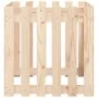 Planter with fence design solid pine wood 60x60x60 cm by , Pots and planters - Ref: Foro24-832457, Price: 33,47 €, Discount: %