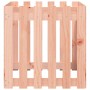 Jardinera con diseño de valla madera maciza Douglas 60x60x60 cm de , Maceteros y jardineras - Ref: Foro24-832460, Precio: 35,...