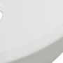 Lavabo redondo de cerámica blanco 42x12 cm de vidaXL, Lavabos - Ref: Foro24-142341, Precio: 62,41 €, Descuento: %