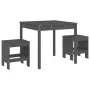 Mesa y sillas de jardín 3 piezas madera maciza de pino gris de , Conjuntos de jardín - Ref: Foro24-3157705, Precio: 166,04 €,...