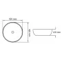 Lavabo redondo de cerámica blanco 42x12 cm de vidaXL, Lavabos - Ref: Foro24-142341, Precio: 62,41 €, Descuento: %