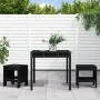 Mesa y sillas de jardín 3 piezas madera maciza de pino negro de , Conjuntos de jardín - Ref: Foro24-3157707, Precio: 166,25 €...