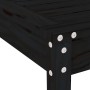 Gartentisch und Stühle 3-teilig aus massivem schwarzem Kiefernholz von , Gartensets - Ref: Foro24-3157707, Preis: 168,42 €, R...