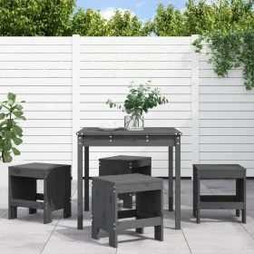 Garten-Essgruppe 5-teilig aus massivem grauem Kiefernholz von , Gartensets - Ref: Foro24-3157711, Preis: 245,76 €, Rabatt: %