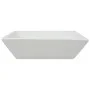 Lavabo cuadrado de cerámica 41,5x41,5x12 cm blanco de vidaXL, Lavabos - Ref: Foro24-142344, Precio: 55,33 €, Descuento: %
