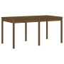 Garden dining set 13 pieces solid honey brown pine wood by , Garden sets - Ref: Foro24-3157724, Price: 632,66 €, Discount: %
