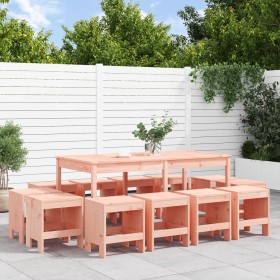 Juego de comedor de jardín 13 pzas madera maciza abeto Douglas de , Conjuntos de jardín - Ref: Foro24-3157726, Precio: 544,17...