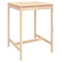 Garden table and high stools set 5 pieces solid pine wood by , Garden sets - Ref: Foro24-3157739, Price: 267,54 €, Discount: %