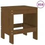 Set de comedor de jardín 17 pzas madera maciza pino marrón miel de , Conjuntos de jardín - Ref: Foro24-3157730, Precio: 865,4...