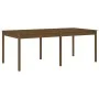 Set de comedor de jardín 17 pzas madera maciza pino marrón miel de , Conjuntos de jardín - Ref: Foro24-3157730, Precio: 865,4...