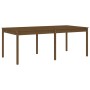 Set de comedor de jardín 17 pzas madera maciza pino marrón miel de , Conjuntos de jardín - Ref: Foro24-3157730, Precio: 876,3...