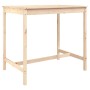 Garden table and high stools set 5 pieces solid pine wood by , Garden sets - Ref: Foro24-3157745, Price: 287,07 €, Discount: %