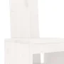 5-piece white pine wood garden table and high stools set by , Garden sets - Ref: Foro24-3157770, Price: 375,92 €, Discount: %