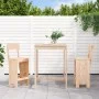 3-piece solid pine wood table and high stools set by , Garden sets - Ref: Foro24-3157793, Price: 192,89 €, Discount: %