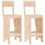 3-piece solid pine wood table and high stools set by , Garden sets - Ref: Foro24-3157793, Price: 192,89 €, Discount: %