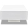 White rectangular coffee table with gloss by vidaXL, Coffee table - Ref: Foro24-244022, Price: 124,30 €, Discount: %