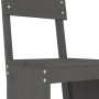 5-teiliges Set mit Gartentisch und hohen Hockern aus grauem Kiefernholz von , Gartensets - Ref: Foro24-3157801, Preis: 357,26...