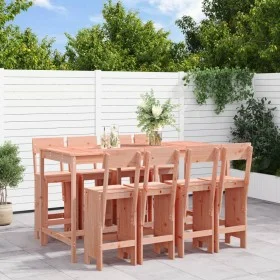 Garden furniture set 9 pieces solid wood Douglas fir by , Garden sets - Ref: Foro24-3157822, Price: 659,33 €, Discount: %