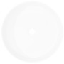 Round white ceramic sink 40x15 cm by vidaXL, Sinks - Ref: Foro24-142342, Price: 72,33 €, Discount: %