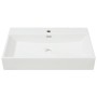 Lavabo con orificio para grifo cerámica 76x42,5x14,5 cm blanco de vidaXL, Lavabos - Ref: Foro24-142348, Precio: 199,20 €, Des...