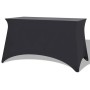 Elastische Tischabdeckung 2 Stück 183x76x74 cm Anthrazit von vidaXL, Abdeckungen - Ref: Foro24-132040, Preis: 28,58 €, Rabatt: %