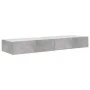 TV-Schrank mit LED-Leuchten 2 Stück betongrau 60x35x15,5 cm von , TV-Möbel - Ref: Foro24-842893, Preis: 69,14 €, Rabatt: %