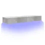 TV-Schrank mit LED-Leuchten 2 Stück betongrau 60x35x15,5 cm von , TV-Möbel - Ref: Foro24-842893, Preis: 69,14 €, Rabatt: %