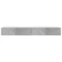 Mueble de TV con luces LED 2 uds gris hormigón 60x35x15,5 cm de , Muebles TV - Ref: Foro24-842893, Precio: 69,14 €, Descuento: %