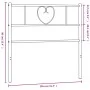 Kopfteil aus schwarzem Metall, 100 cm von , Kopf- und Fußteile - Ref: Foro24-355492, Preis: 23,15 €, Rabatt: %