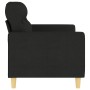 2-seater black fabric sofa 140 cm by , Sofas - Ref: Foro24-359239, Price: 214,44 €, Discount: %