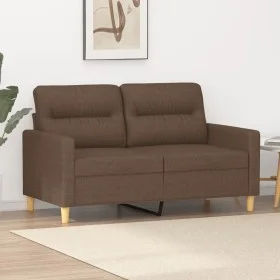 2 seater brown fabric sofa 120 cm by , Sofas - Ref: Foro24-359230, Price: 197,94 €, Discount: %