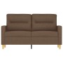 2 seater brown fabric sofa 120 cm by , Sofas - Ref: Foro24-359230, Price: 201,22 €, Discount: %