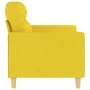 2 seater sofa in light yellow fabric 120 cm by , Sofas - Ref: Foro24-359232, Price: 184,46 €, Discount: %