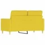 2 seater sofa in light yellow fabric 120 cm by , Sofas - Ref: Foro24-359232, Price: 184,46 €, Discount: %