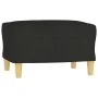 Sofa set with cushions 4 pieces black fabric by , Sofas - Ref: Foro24-3201548, Price: 628,44 €, Discount: %
