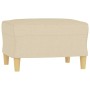 Sofa set with cushions 4 pieces cream fabric by , Sofas - Ref: Foro24-3201562, Price: 704,89 €, Discount: %