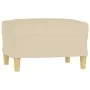 Sofa set with cushions 4 pieces cream fabric by , Sofas - Ref: Foro24-3201562, Price: 693,60 €, Discount: %