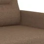 Sofa set with cushions 3 pieces brown fabric by , Sofas - Ref: Foro24-3201555, Price: 619,30 €, Discount: %